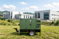 Generador Diésel Tipo Remolque OEM de 20kw, 30KW, 40KW, 50KW, Motor Cummins, Calidad Confiable, Precio Económico