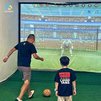 Simulateur de football AR, jeu de tir au football en salle, jeu de tir au but de football et simulation de jeu de football PK