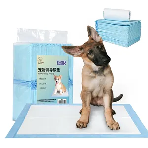 Çin toptan köpek pet eğitim pedleri sızdırmaz hızlı kuru ile bezi köpek ve yavru çiş pedleri 100 sayısı