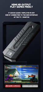 เครื่องเล่นเกมทีวี X2 Blue Stick 4K 3D HD Retro พร้อมคอนโทรลเลอร์ไร้สาย หน่วยความจำ 64GB เล่นได้หลายคน มีเกมส์ 30001-40000 เกมส์ ของขวัญสำหรับเด็ก Aigame S905 - Product Image 6