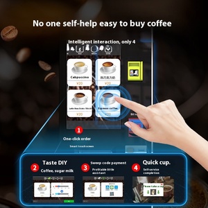 Italian <b>Fully</b> <b>Automatic</b> All-In-One Commercial <b>Coffee</b> <b>Machine</b> Cross-Border Self-Service Desktop Beverage Equipment LE308B Customi - Product Image 2