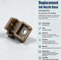 Base de buse d'encre de remplacement KB-BKK6058 compatible avec les imprimantes de codage à jet d'encre continu KGK CCS-R JPT-D – Pièces détachées