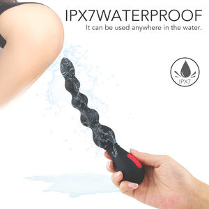 Pemijat Plug Anal elektrik kualitas tinggi ukuran Mini 9 mode getaran 1.5 jam pengisi daya favorit getaran kuat untuk pria - Product Image 5