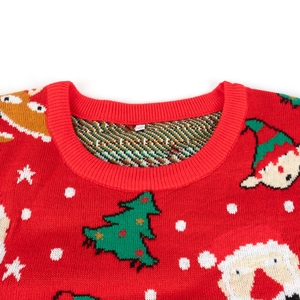 <span class=keywords><strong>Pull</strong></span> de Noël moche col rond flocon de neige Santa Renne Animal drôle <span class=keywords><strong>pull</strong></span> de Noël moche - Product Image 3