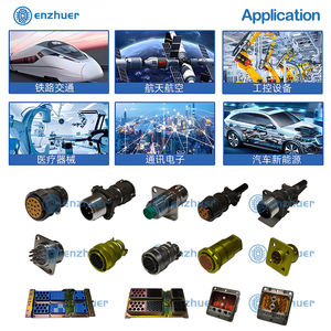 Высокотемпературный 3-жильный прямой штекер 18P, круглый разъем (российский военный стандарт) - Product Image 6