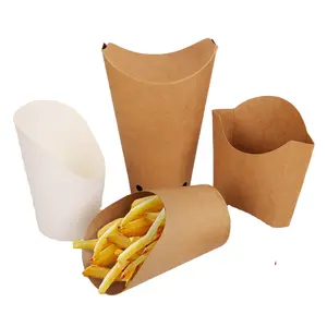 Wuhan Green Treasure disposable food packaging paper scoop cup for food Single Wall Craft Paper wuhan industry