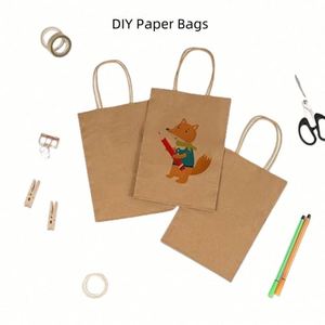 Wholesale Custom Luxury Kraft Paper <b>Bags</b> Folding Style with Rope Handle for Clothing <b>Gift</b> Shopping and Packaging - Product Image 2
