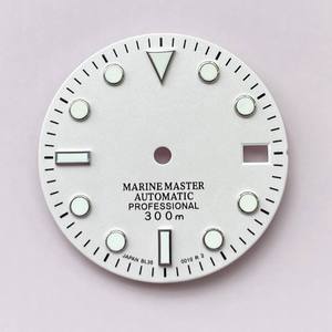 Nouveau modèle NH35 avec cadran lumineux vert soleil, boîtier en acier inoxydable de 28,5 mm, adapté aux montres mécaniques avec affichage de la date. - Product Image 3