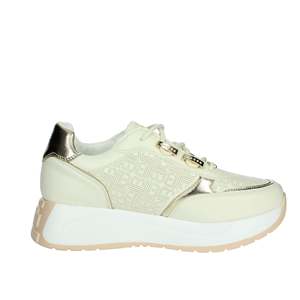 Sneakers pour femmes Laura Biagiotti Beige 8909 Chaussures en toile tendance - Product Image 3