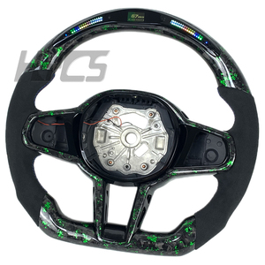 Volante de Fibra de Carbono Forjado con Pantalla LED para <span class=keywords><strong>BMW</strong></span> <span class=keywords><strong>CS</strong></span> M2 M3 M4 M5 F10 F20 F30 F80 F90 G20 G30 G80 G82 - Product Image 2