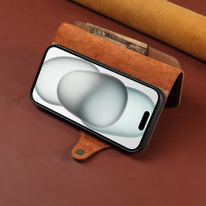 เคสป้องกันทุกส่วนของเครื่องหนังเ<span class=keywords><strong>ค</strong></span>รซี่ฮอสเ<span class=keywords><strong>ค</strong></span>สโทรศัพท์แม่เหล็กหนังแท้สำหรับ iPhone 17 15 16 14 13 <span class=keywords><strong>12</strong></span> 11 <span class=keywords><strong>PRO</strong></span> <span class=keywords><strong>MAX</strong></span> - Product Image 5