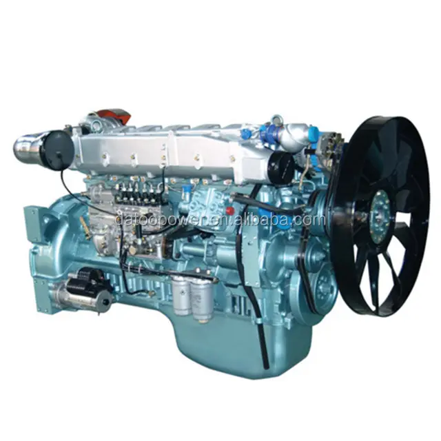 Howo kamyon dizel motor montajı Sinotruk WD615.47 371 hp dizel motor için Howo kamyon