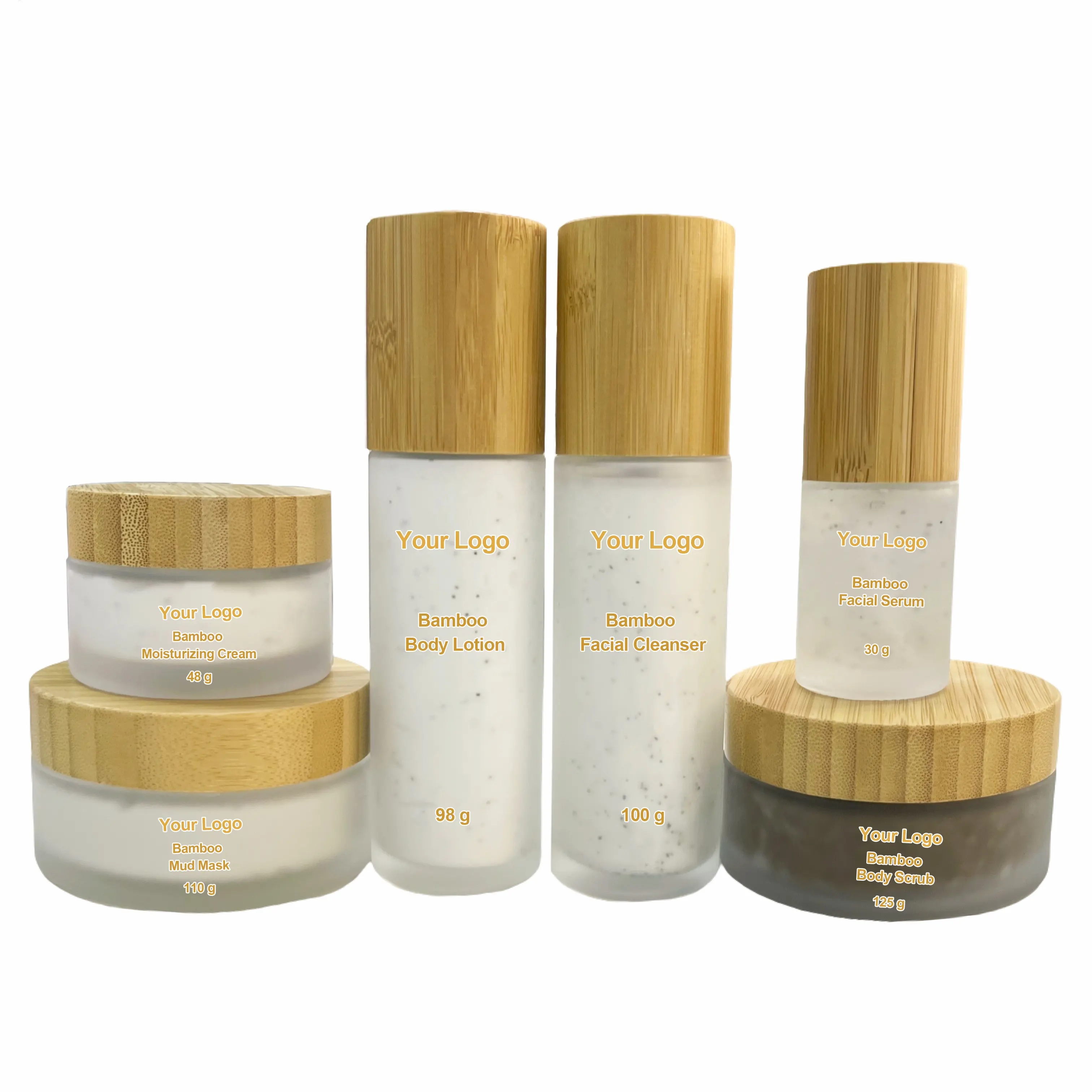 Factory Wholesale Skincare Products Private label Acne Treatment Anti-inflammatory Organic Bamboo Skin Care Set