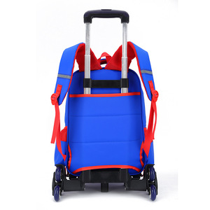 Fashionable Large-Capacity Student <b>Backpack</b> Trolley Waterproof Polyester Zipper for Primary <b>School</b> Students Hot Models - Product Image 4