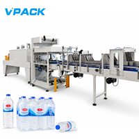 Ligne de production de remplissage d'eau entièrement automatique à haute précision 6000BPH à 32 têtes pour bouteilles PET de 1,5 L