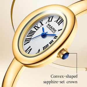 Orologi di Lusso Mark Fairwhale, <span class=keywords><strong>Orologio</strong></span> da Polso da <span class=keywords><strong>Donna</strong></span> con Catena in <span class=keywords><strong>Metallo</strong></span> Dorato, Elegante <span class=keywords><strong>Orologio</strong></span> al Quarzo per <span class=keywords><strong>Donna</strong></span>, Regalo Raffinato - Product Image 2