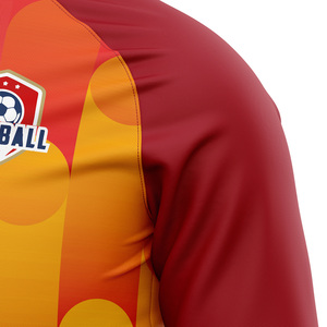 Conjunto de fútbol con cremallera Chaqueta de sublimación impresa deportiva - Product Image 5