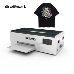 Erasmart Alta Qualidade L800 Cabeça Impressora T-Shirt A4 Dtf Impressora Preço Da Impressora Digital No Paquistão Máquina De Impressora 3D Para Pano