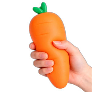 Nouvelle balle anti-stress géante en TPR, simulation de fruit, carotte à presser, à remontée lente, jouet anti-stress - Product Image 4