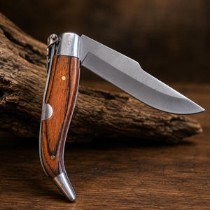Cuchillo Plegable con Bloqueo de Seguridad y Mango Personalizado, Fabricación OEM y Suministro al por Mayor, Cuchillo de Caza Plegable - Product Image 5