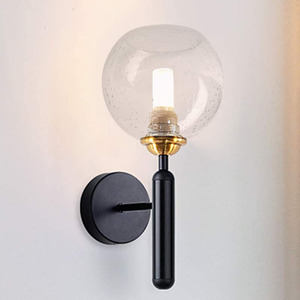 Üflemeli temizle tohumlu cam küre kolye lamba gölge aydınlatma armatürü difüzör lamba kapağı cam değiştirmeleri - Product Image 3