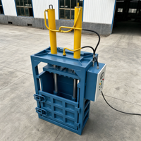 Presse à balles hydraulique verticale pour le recyclage du papier, du carton, des bouteilles en plastique