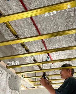 Leichte Stahl kiel walzen form maschine Metallrahmen bolzen und Schienen licht herstellungs maschine Trockenbau-CU-<span class=keywords><strong>Profile</strong></span> im Bauhaus - Product Image 6