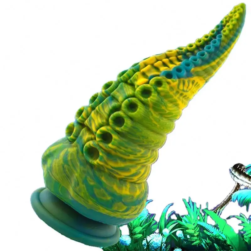 Xiaer Alien canavar büyük lezbiyen yapay Penis ahtapot silikon yetişkin Anal Plug seks oyuncakları Tentacle yapay Penis kadın için