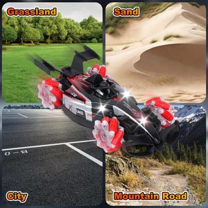 Ept quy mô 1:12 2.4GHz điều khiển từ xa xe đua trôi 360 xoay với ánh sáng âm thanh phun <span class=keywords><strong>RC</strong></span> diễn viên đóng thế xe đồ chơi - Product Image 5