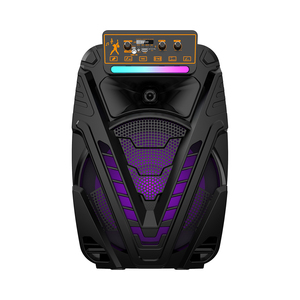 Haut-parleur portable 15 pouces avec lumière LED RGB, batterie 5.0 30W 3600mAh et télécommande, idéal pour home cinéma, fêtes en extérieur et DJ - Product Image 2