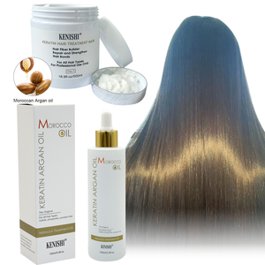 Nhãn hiệu riêng Hữu Cơ Keratin tái tạo tóc Spa mặt nạ và dầu Argan Collagen Sulfate-Miễn phí Kem điều trị cho tóc mượt - Product Image 1