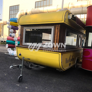 Food Truck <b>Coffee</b> Trailer Street Vendor Food Van <b>Coffee</b> Hotdog Cart <b>Small</b> Vintage Food Trailer Truck Creative Design - Product Image 6