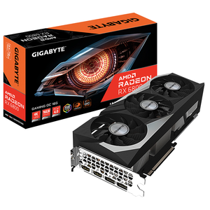 Carte graphique GIGABYTE pour Radeon RX <span class=keywords><strong>6800</strong></span> GAMING <span class=keywords><strong>OC</strong></span> 16 Go d'occasion, PCI Express, avec ventilateur, mémoire GDDR6 256 bits, pour station de travail - Product Image 1