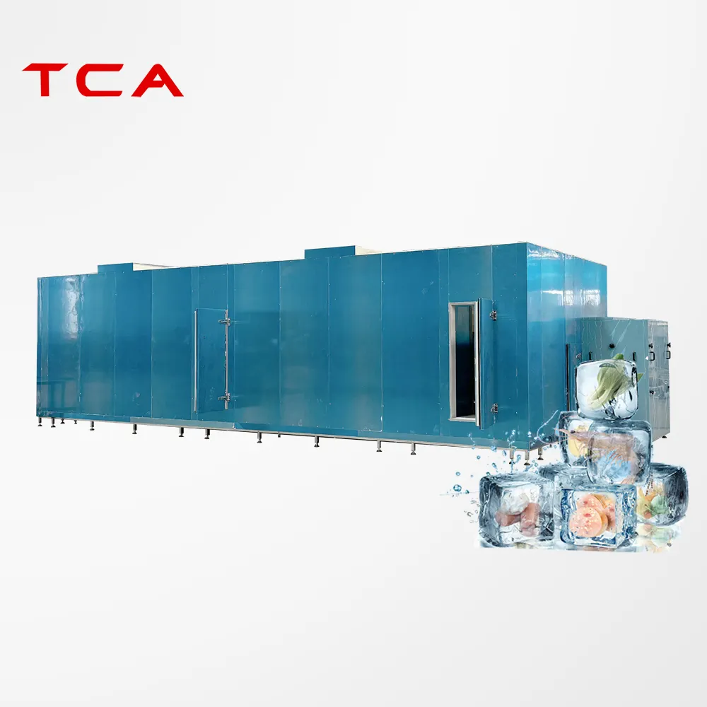 XINDAXIN 100-1000kg/h Fish Fast Freezing Machine/squid Iqf Quick Blast Freezer/tunnel Freezer freezing tunnel