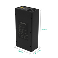 Paket Baterai Lithium Ion Isi Ulang 12V DC dan 5V USB 2 Port Output, Baterai Portabel 12V dengan Pengisi Daya Nirkabel