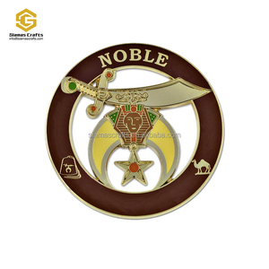 Cubierta de Metal personalizada para minaretes, emblema de coche masónico Mason, pegatina automática, 3" - Product Image 6