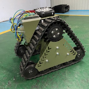 Châssis triangulaire Jia 500x500 pour pièces de char RC avec chenilles en caoutchouc pour véhicules télécommandés - Product Image 2