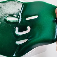 Masque en poudre de gelée de spiruline au rétinol et à la vitamine C, à l'acide salicylique et aux herbes pour le visage, hydratation profonde, marque privée, vente en gros, soins de la peau