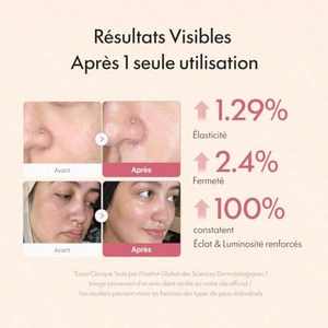 Masque de nuit au collagène 75ml + Crème gelée au collagène 110ml Ensemble raffermissant anti-âge pour le visage - Product Image 3