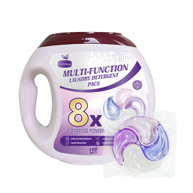 Eco-Friendly Laundry Beads Gel Fragrance Detergent Phosphate-Free Water Saving HE Washer Compatible Bulk OEM Deep Clean