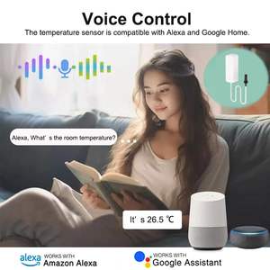 Termômetro Higrômetro Inteligente com Sonda WiFi para Aquário, Medidor de Temperatura e Umidade, Monitoramento Remoto via Aplicativo, Sensor de Dados para Refrigerador Interno - Product Image 4