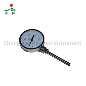 Massive Metall zifferblatt sonde 1/2 "BSP 100mm Durchmesser Industrielle Temperatur anzeige - Product Image 4