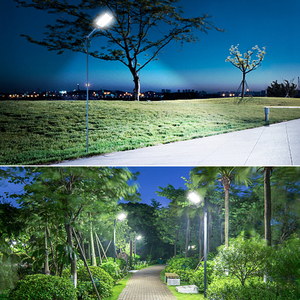 Lampione solare 600w 1000w 1200w luce a LED su strada auto ricarica lampione stradale con solare - Product Image 5