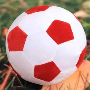 Özelleştirilebilir yumuşak peluş futbol topu yastık kabarık kumaş futbol yastık işlemeli Logo ile ODM pamuk stres kabartma çanta - Product Image 6