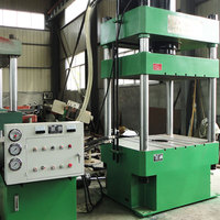 Presse hydraulique à quatre colonnes et trois poutres de 315 tonnes avec système PLC servo et pompe motorisée, haute précision pour la fabrication d'articles de table en acier inoxydable