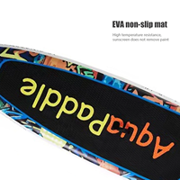 Planche de paddle gonflable RS - Planche de SUP écologique et portable à 3 ailerons pour le surf et la pêche en eaux océaniques