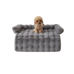 Weiche umwelt freundliche abnehmbare Abdeckung Plüsch Hunde bett Wasch bare Decke Zwinger mit nachhaltiger Möbels chutz hülle - Product Image 1