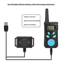 Collier de dressage pour chien 2 en 1, 500 m, étanche IP67, anti-aboiement automatique et télécommande, 100 niveaux de choc, vibration, bip, rechargeable