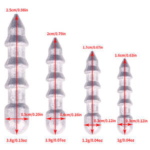 ตัวถ่วงน้ำหนักตกปลาแบบกลมชุดกล่องตะกั่วสำหรับตกปลา - Product Image 6