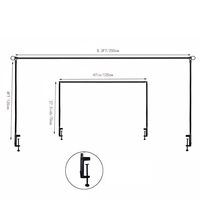 Support de suspension réglable en métal pour table, intérieur/extérieur, écologique, promotionnel, pour cadeaux de mariage et pique-niques